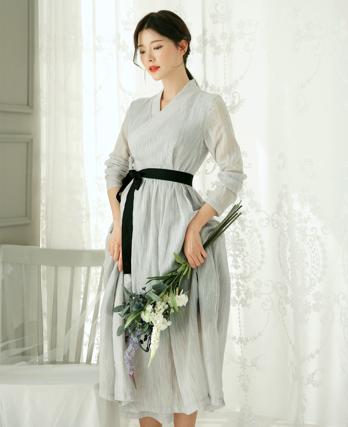 Korean Hanbok Modern Vintage Dress