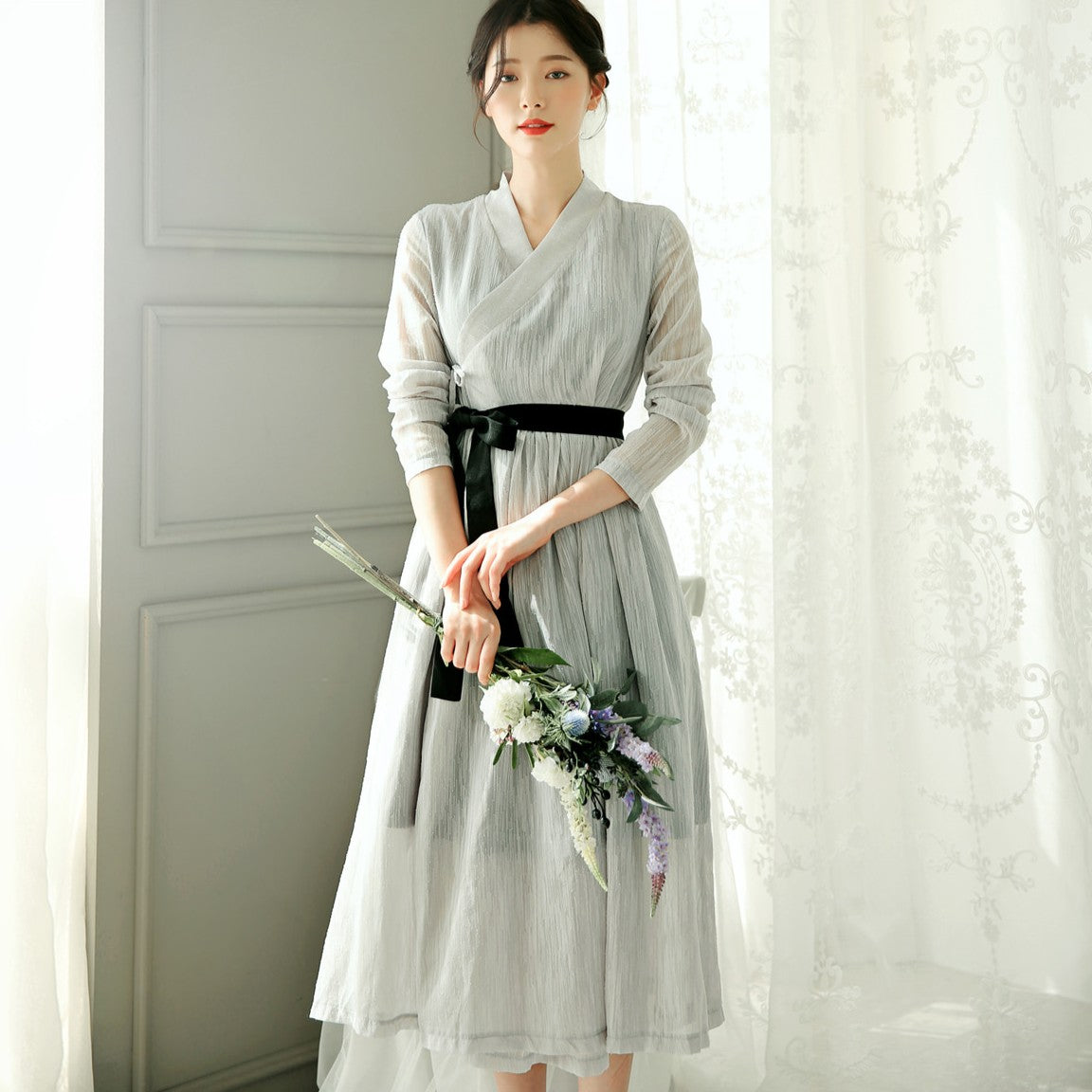 Korean Hanbok Modern Vintage Dress