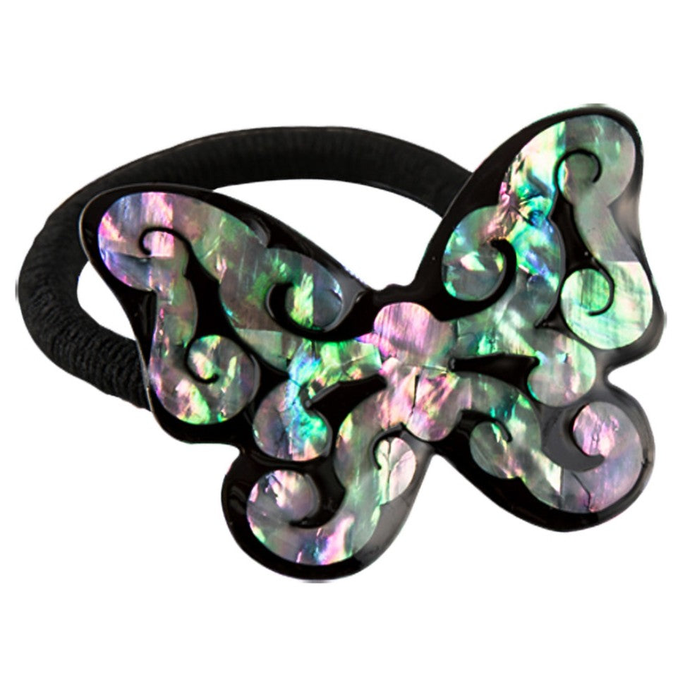 Mother of Pearl Hair Tie: Korean Hanbok Hair Pin, Handmade