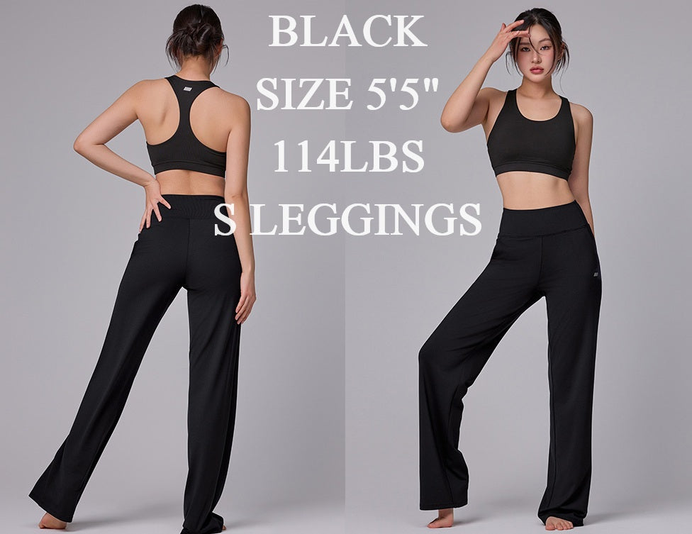 Korean Urban semi-wide legging pants