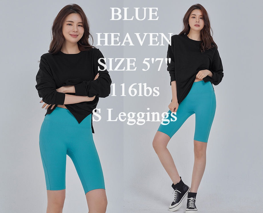Korean Leggings up&up mid-calf 3D sculpted leggings