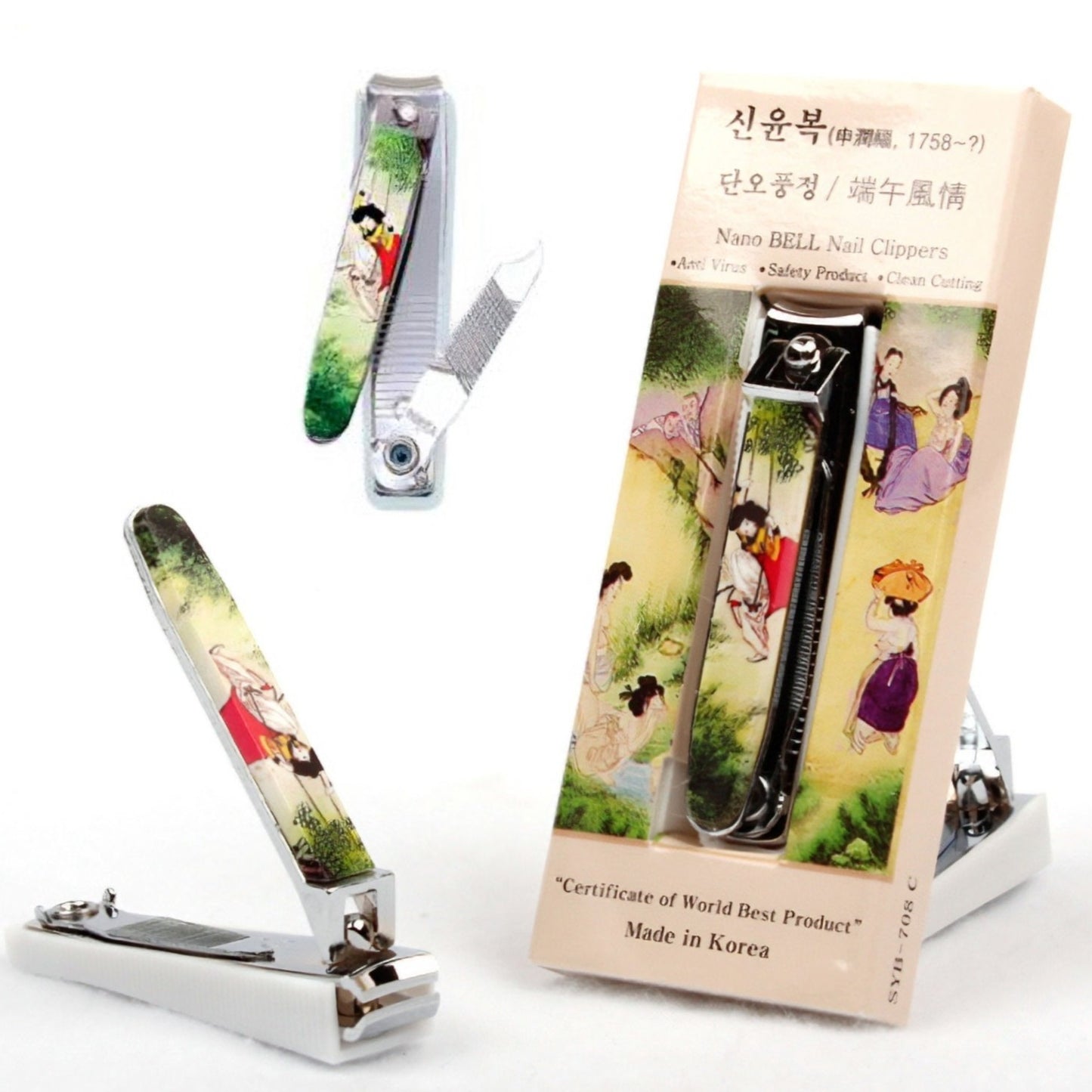 Traditional Korean Nail clippers Nano. Korean painting