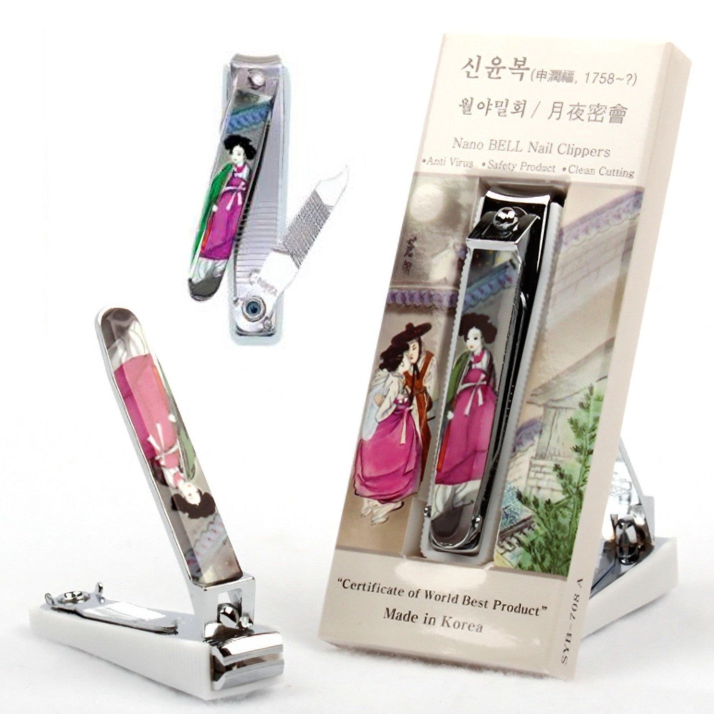 Traditional Korean Nail clippers Nano. Korean painting
