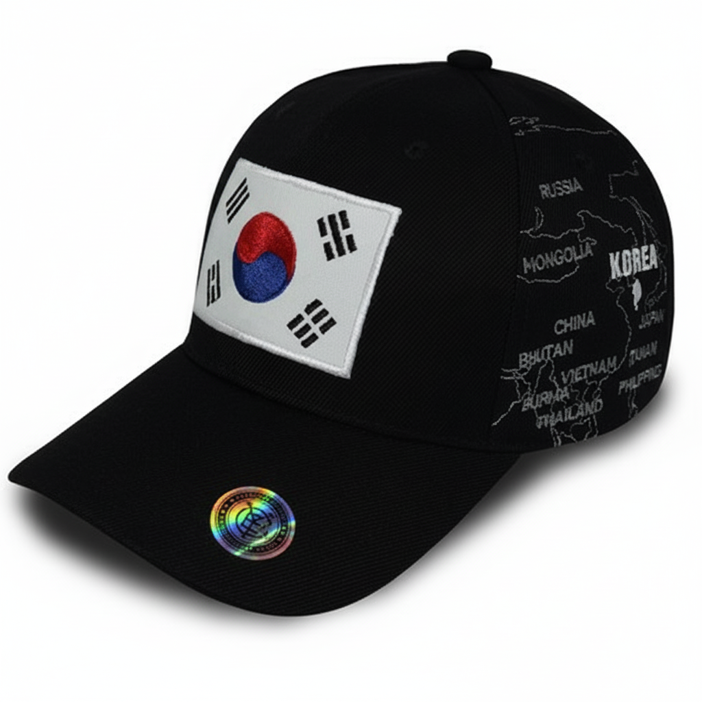 Korean Hat Embroidered Korean Cap - Korea Baseball Cap. Korean golf Cap