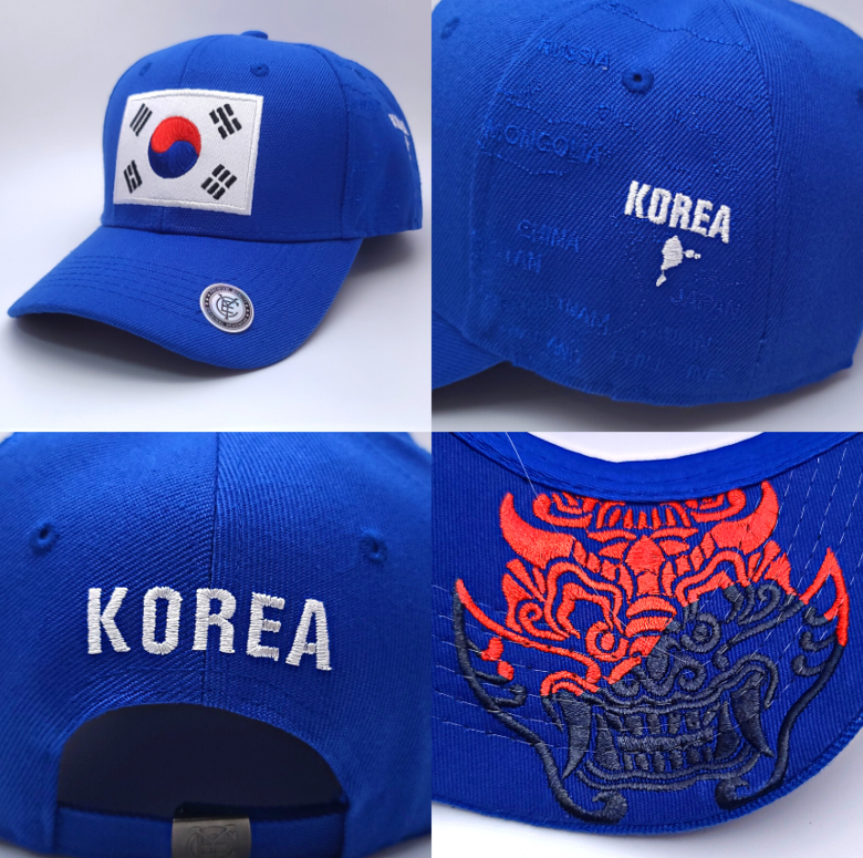 Korean Hat Embroidered Korean Cap - Korea Baseball Cap. Korean golf Cap