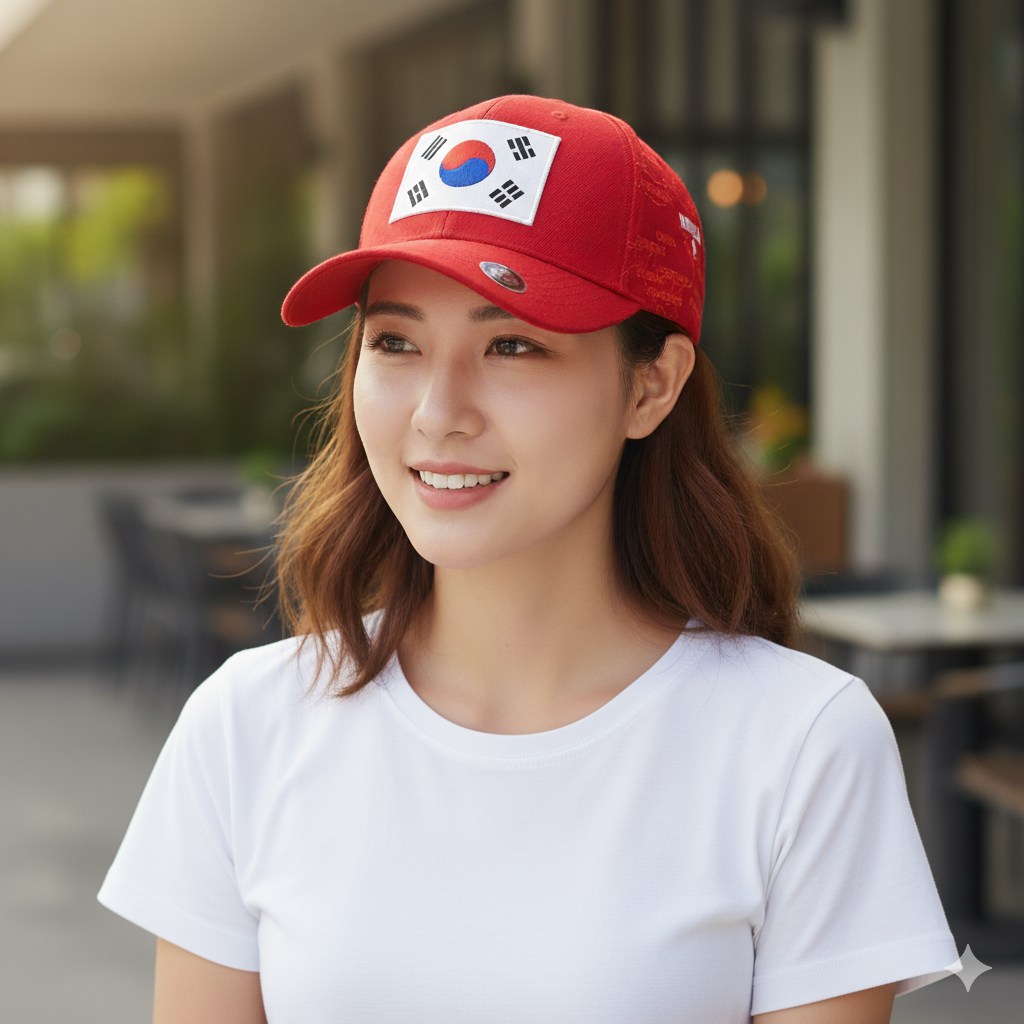Korean Hat Embroidered Korean Cap - Korea Baseball Cap. Korean golf Cap