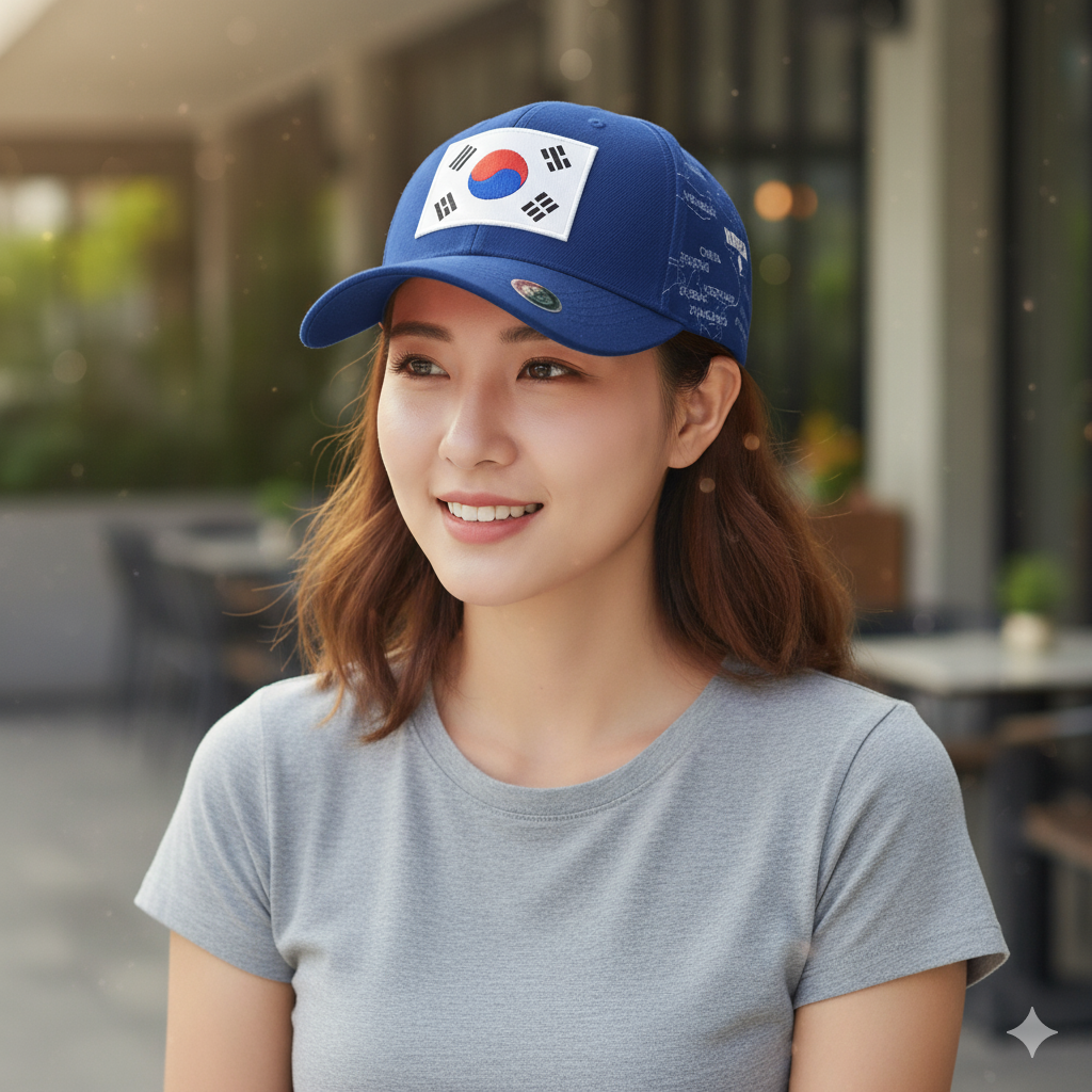 Korean Hat Embroidered Korean Cap - Korea Baseball Cap. Korean golf Cap