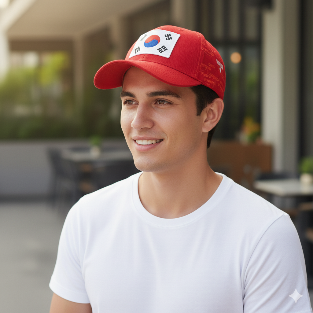 Korean Hat Embroidered Korean Cap - Korea Baseball Cap. Korean golf Cap