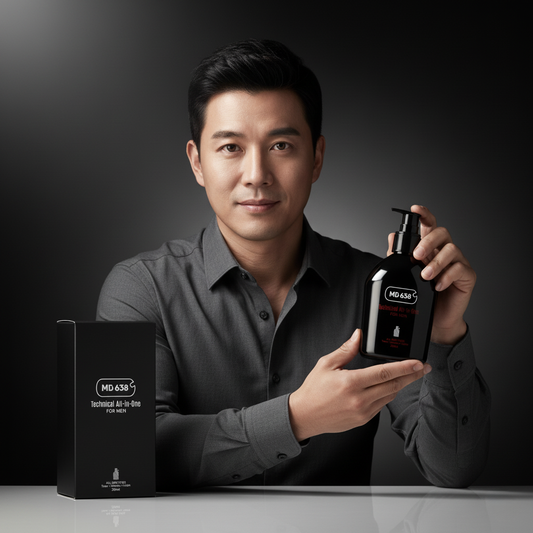 Korean Skincare MD638: Brightening & Anti-Wrinkle All-in-One for Men