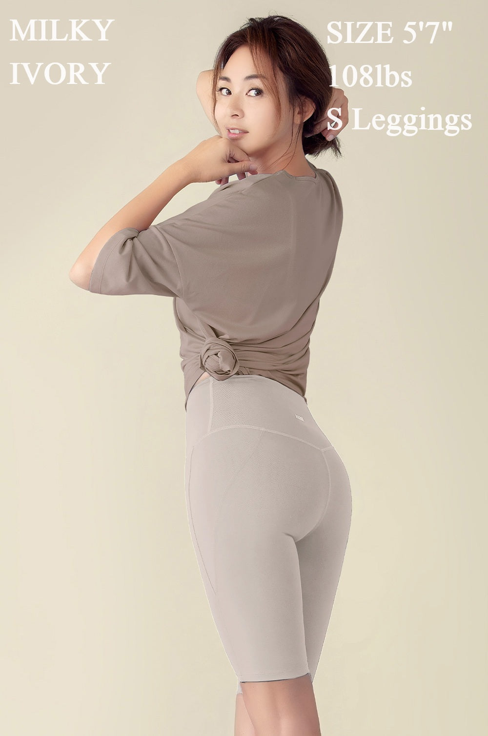 Korean Leggings up&up mid-calf 3D sculpted leggings