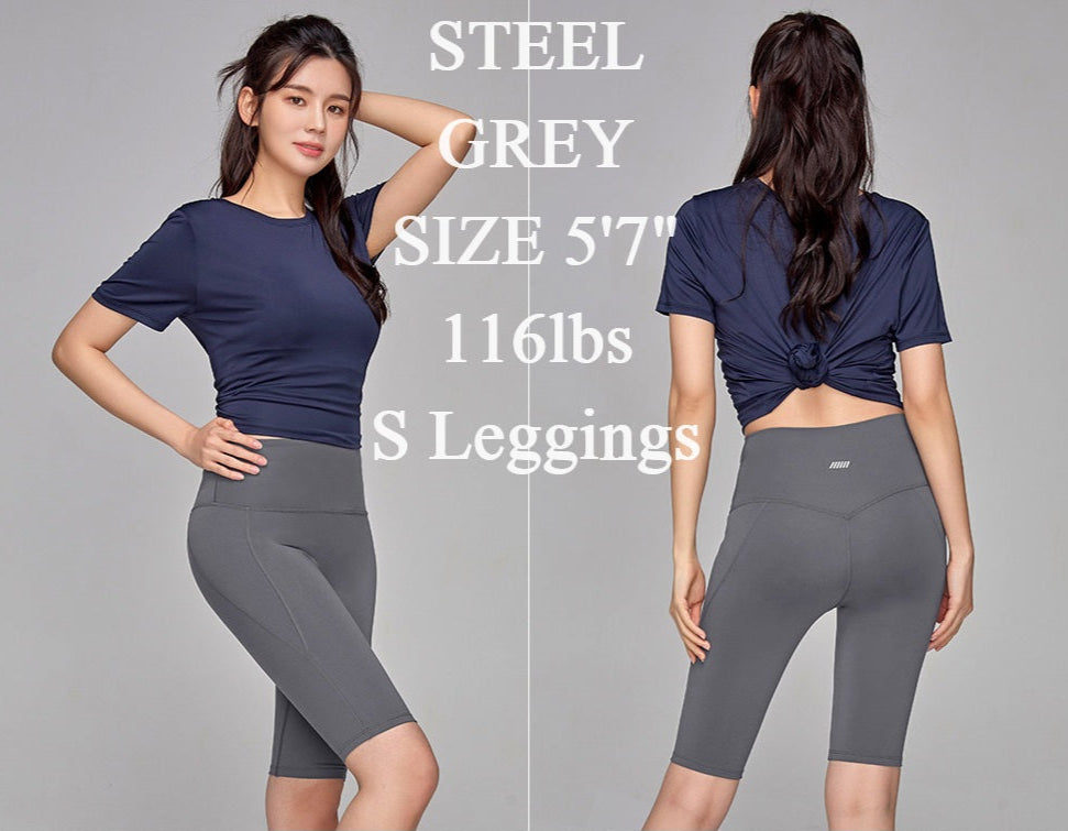 Korean Leggings up&up mid-calf 3D sculpted leggings
