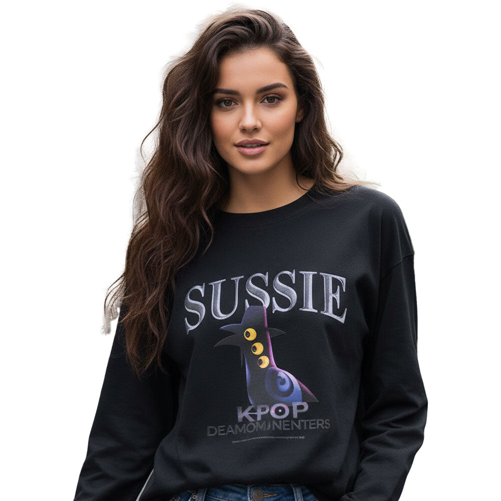 Kpop Demono Hunters Graphic Long Sleeve T-Shirt