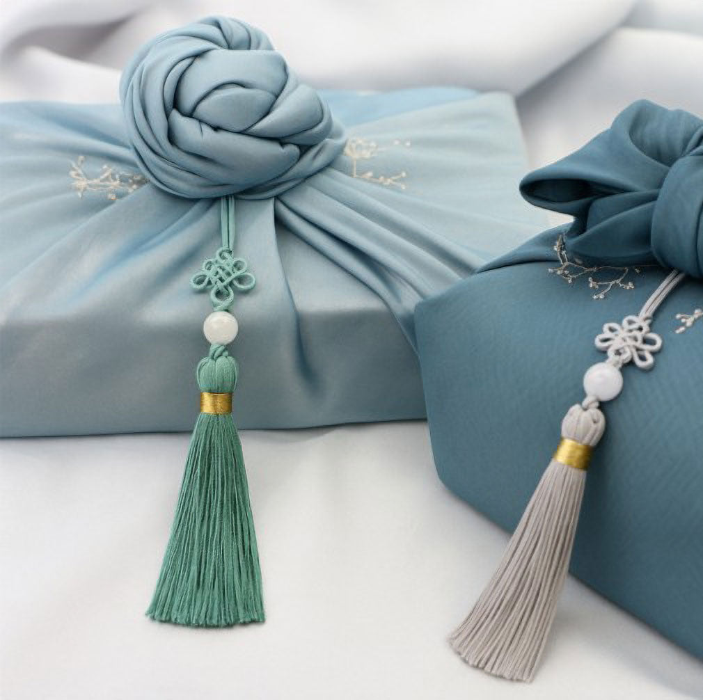 Korean Norigae Tassels: Traditional Flower Knot Ornament