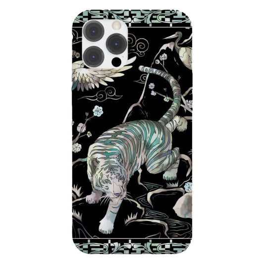Mother of Pearl korean phone case Tiger