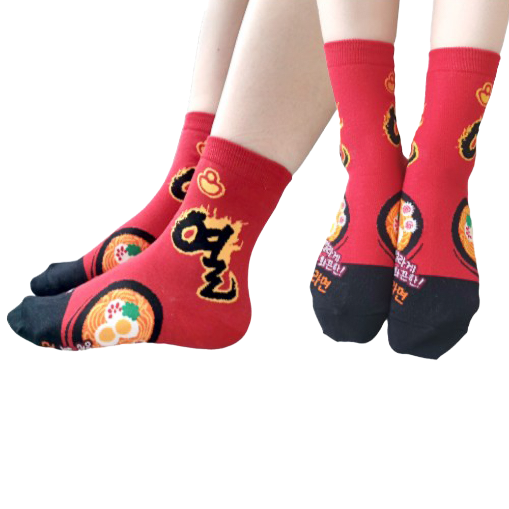 10Pairs K-Culture Korean Socks. Korean Ramyeon Socks.