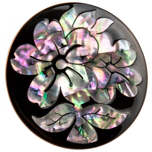 Mother of Pearl Hair Tie: Korean Hanbok Hair Pin, Handmade