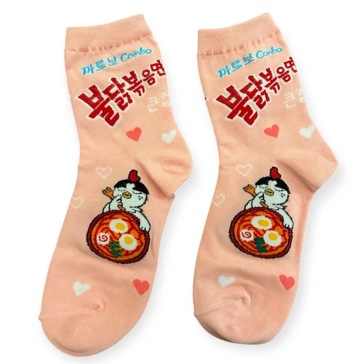 10pairs Korean Buldak Ramen Socks. K-Culture Korean Socks.