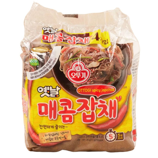 Korean Food Japchae Noodles of Boiled Bean Threads 73g