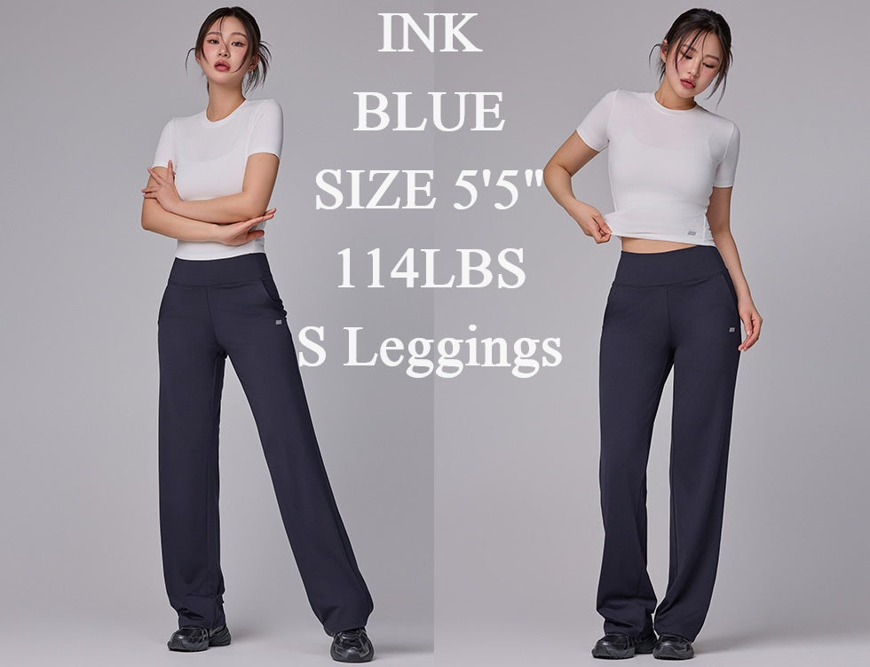Korean Urban semi-wide legging pants