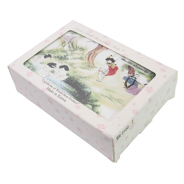 Traditional Korean Nail clippers set. Korean painting