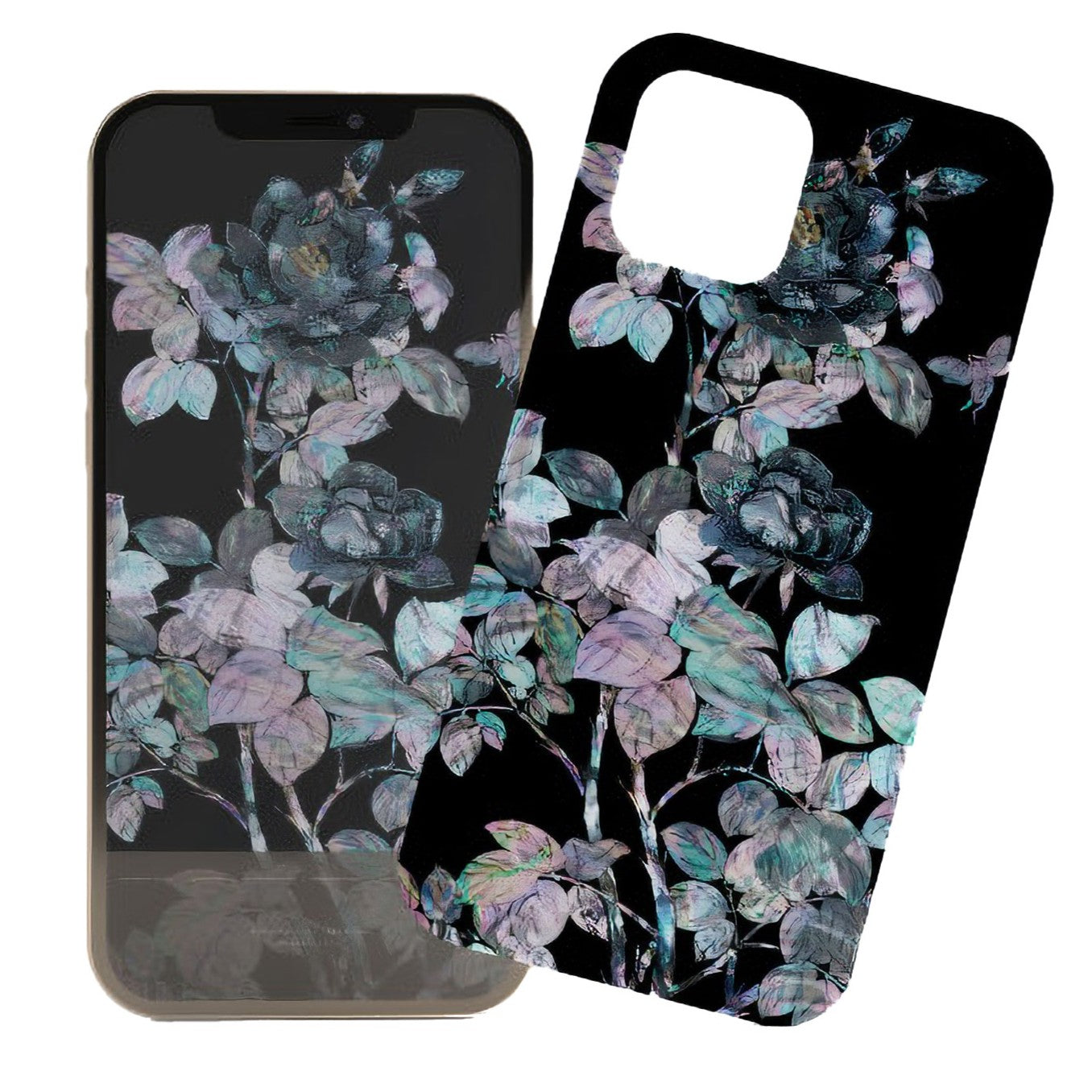 Mother of Pearl korean phone case Rose tree