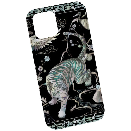Mother of Pearl korean phone case Tiger