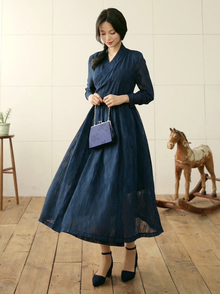 Korean Hanbok Modern Vintage Dress
