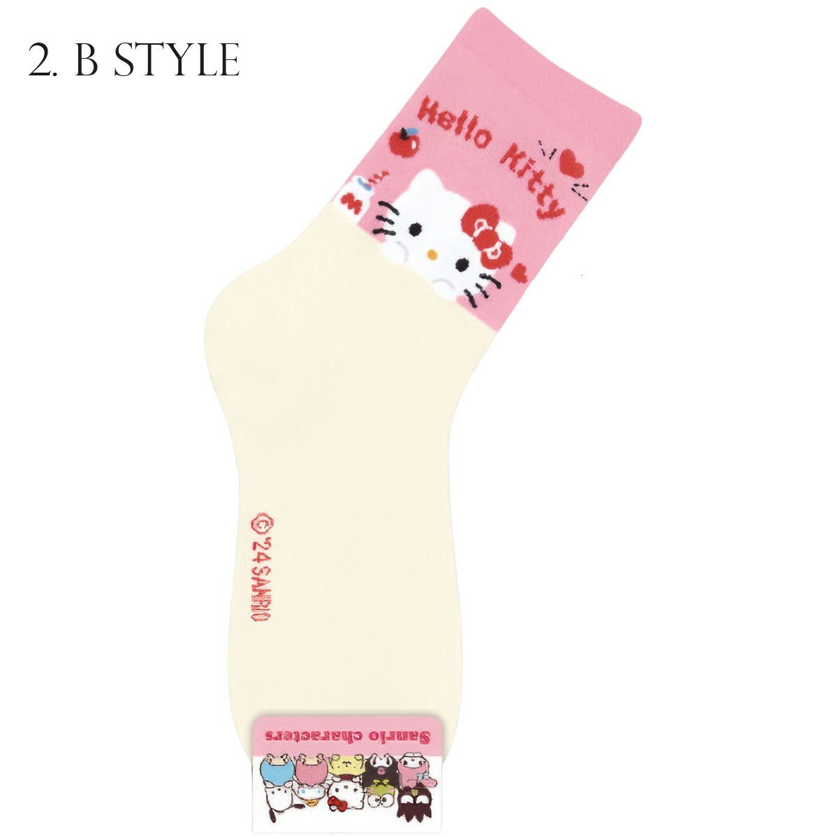 30pairs Hello Kitty Socks. K-Culture Korean Socks.