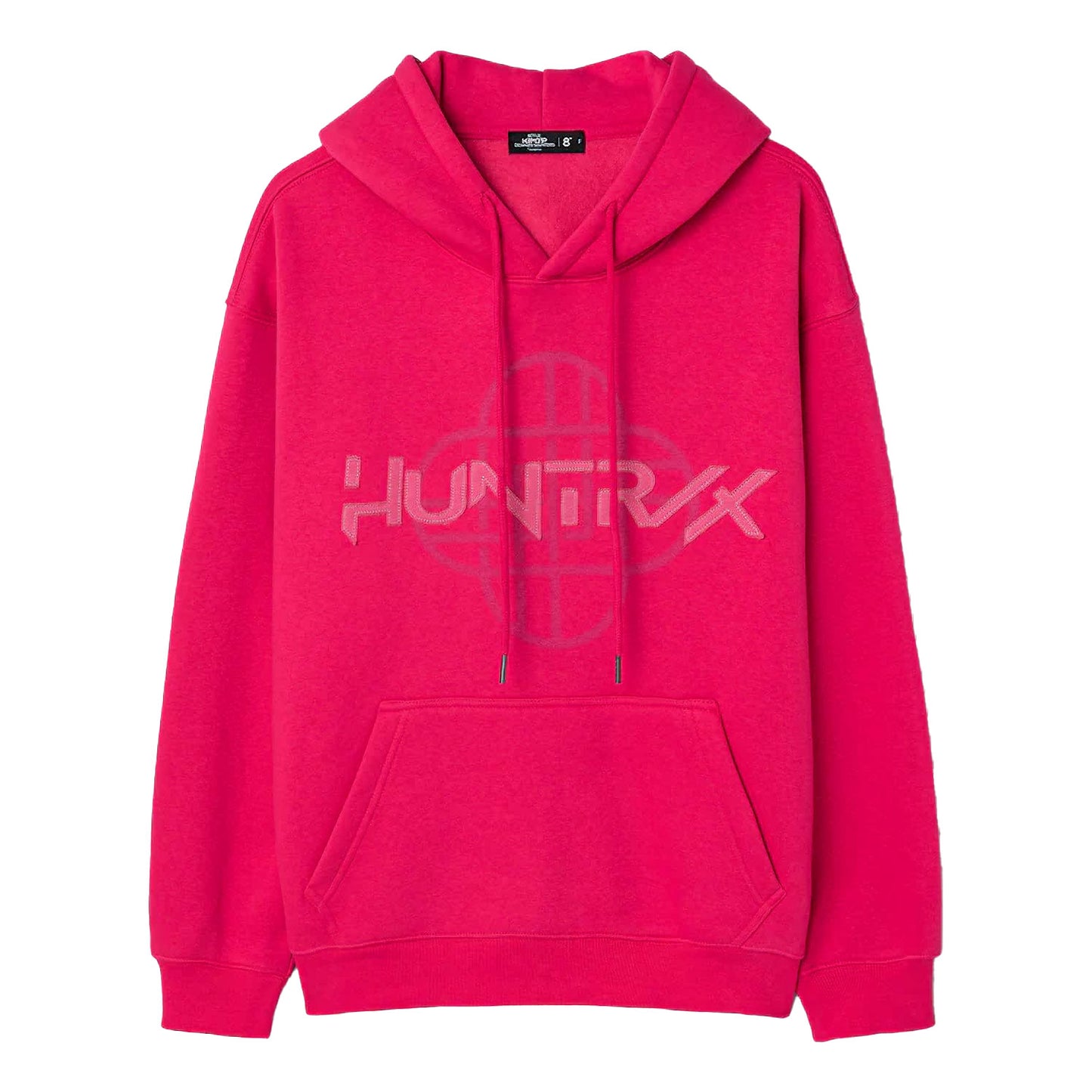 Kpop Demono Hunters HUNTRIX Hooded T-Shirt Patchwork - PINK