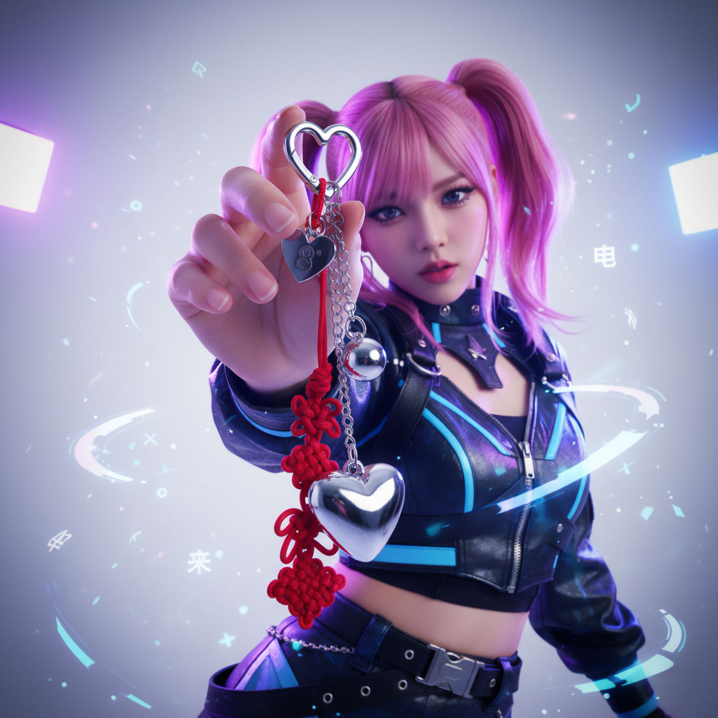 NETFLIX HUNTR/X Norigae Knot Keyring. Kpop Demon Hunters Knot Norigae Accessory