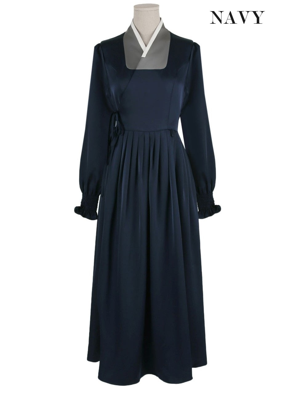 Korean Modern Hanbok Dress Shimmering ripples