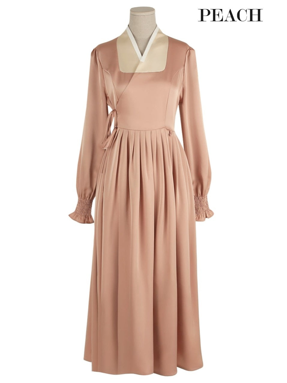 Korean Modern Hanbok Dress Shimmering ripples
