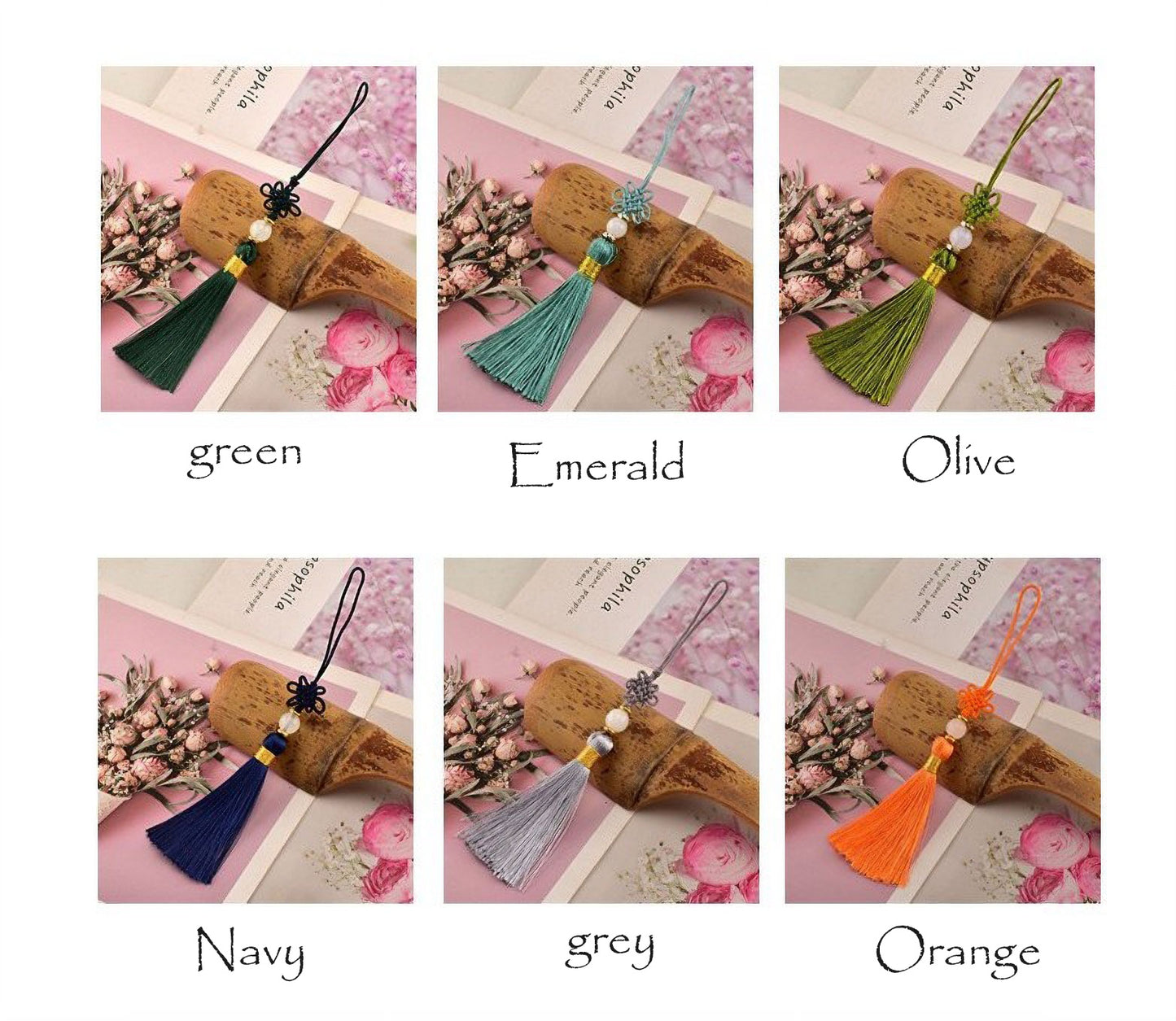 Korean Norigae Tassels: Traditional Flower Knot Ornament