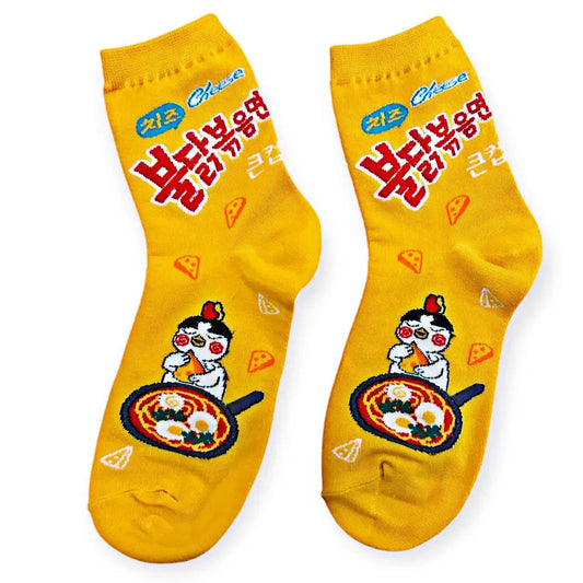 10pairs Korean Buldak Ramen Socks. K-Culture Korean Socks.