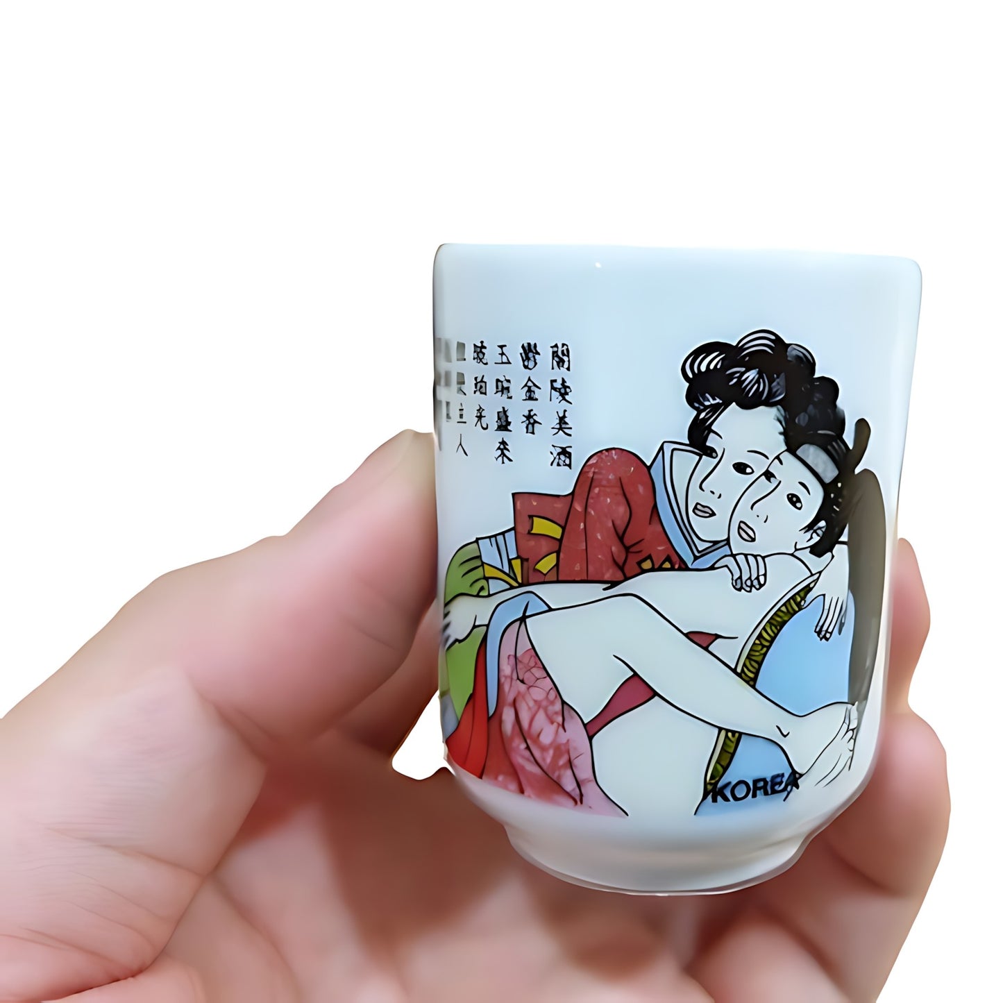 Korean Traditional Classical Scholar Shot Glass 5pcs Chunhwa Soju glass