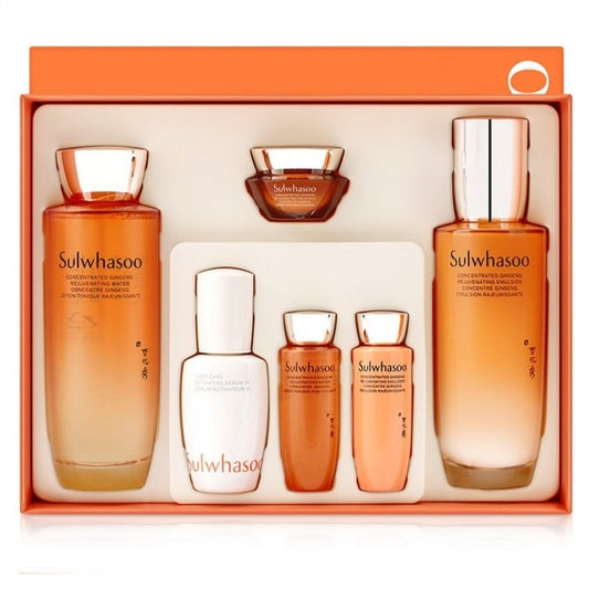 Sulwhasoo Concentrated Ginseng Rejuvenating 2pcs Set + 4 Deluxe Gifts / Fresh