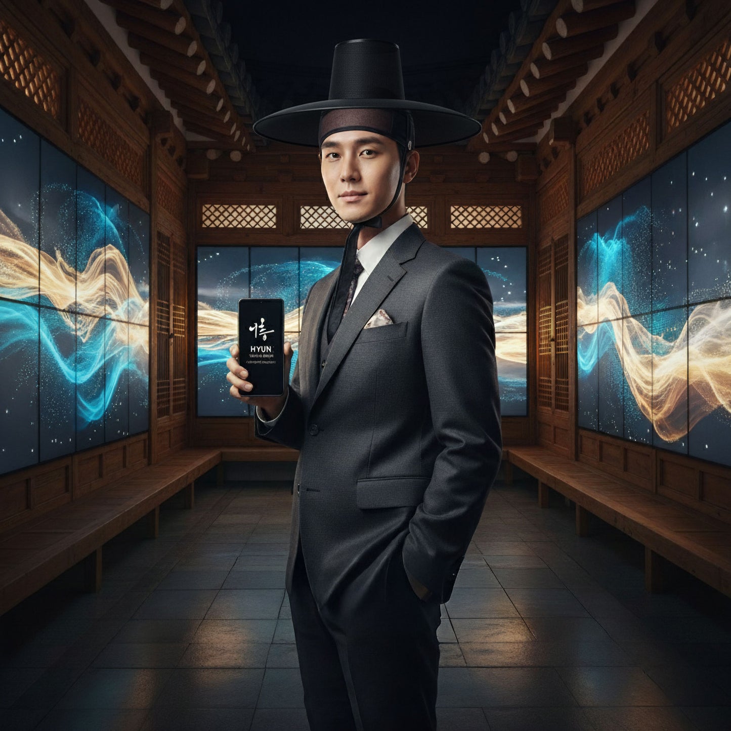 Korean Traditional Hat. Kpop Saja Boys Hat. Kpop Demon Hat