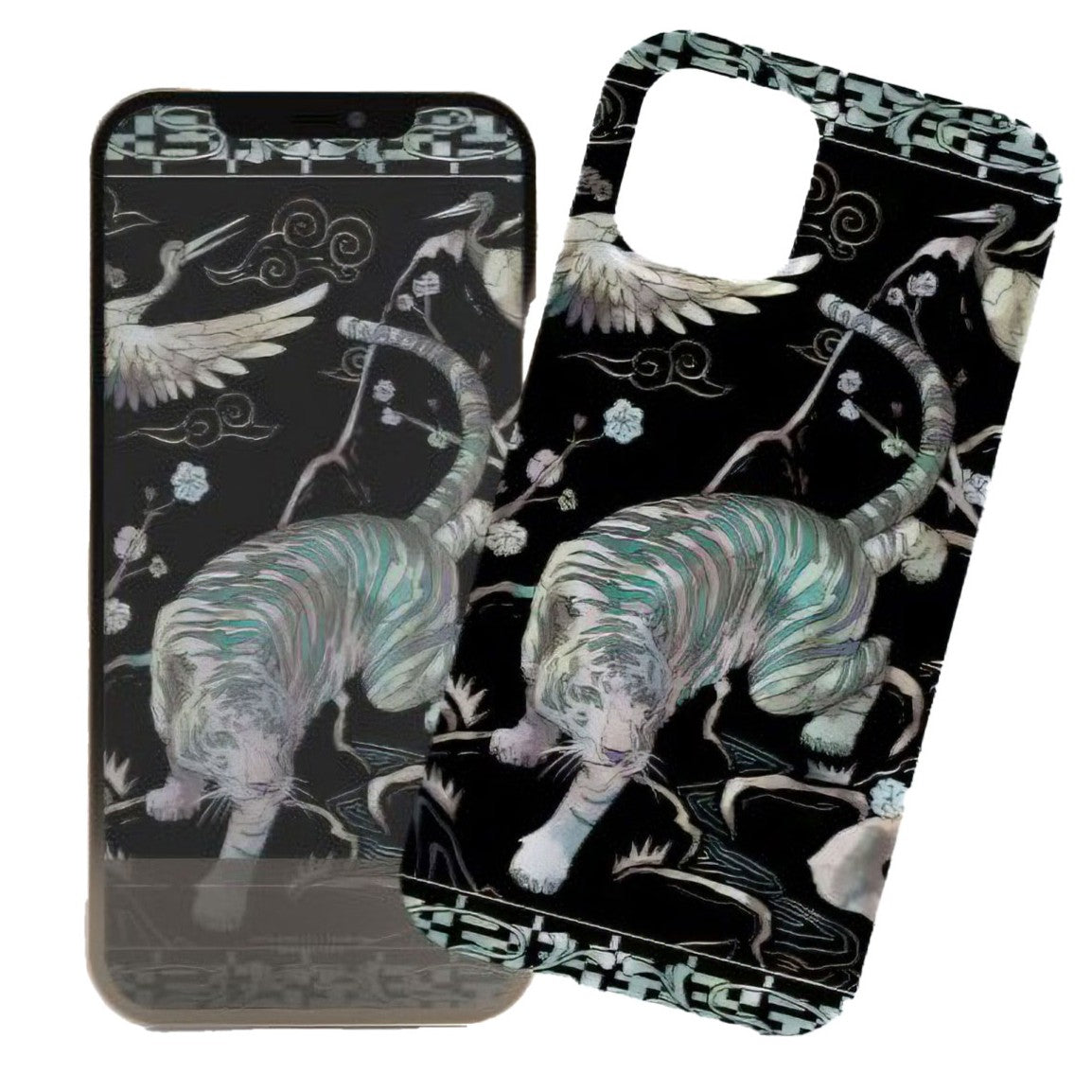Mother of Pearl korean phone case Tiger